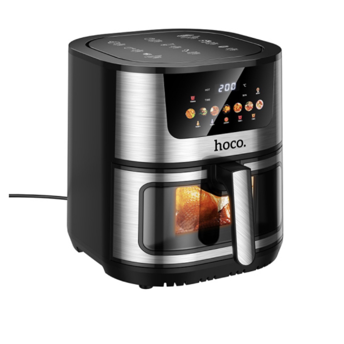 HOCO HJD53A 8.8L Кухонная многофункциональная аэрофритюрница (EU) Black