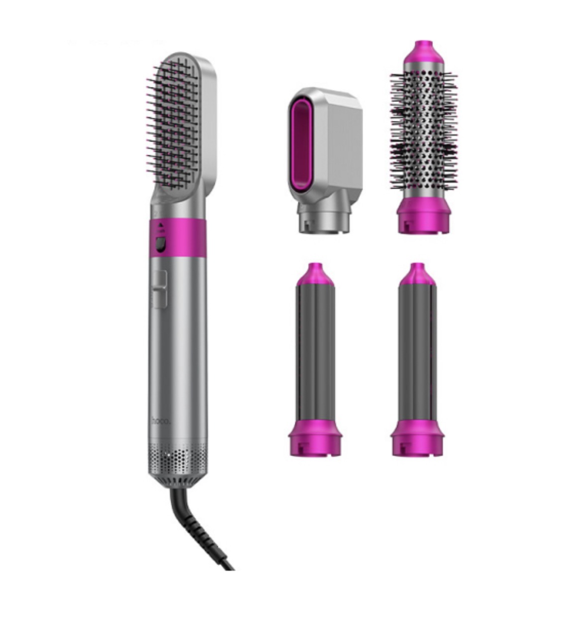 Мультистайлер HOCO DAR41 Cool 5-in-1 Warm-Air Comb (EU) Rose Red