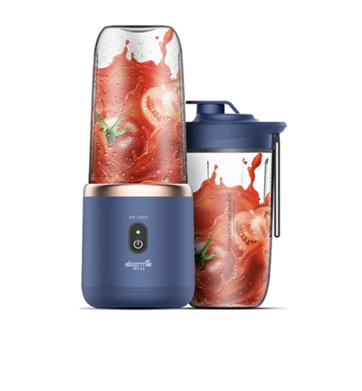 Портативный блендер Deerma Juice Blender DEM-NU06 Blue GL